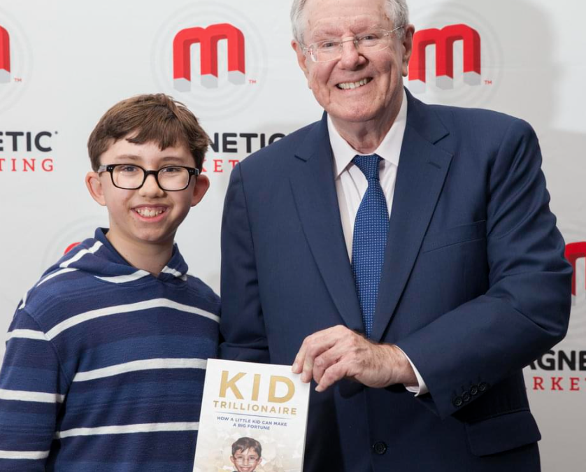 John Louzonis with Steve Forbes