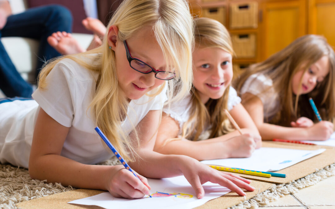 teens coloring family homeschool